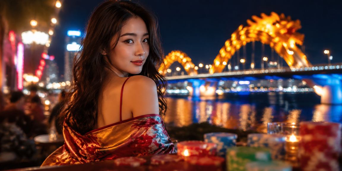 Bãi biển Đà Nẵng với không khí sôi động của người chơi xổ số và giải trí ngoài trời